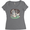 forest friends Women's Triblend Scoop T-shirt