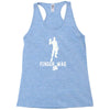 finger wag batle royal gaming Racerback Tank