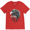 eagle ornate V-Neck Tee