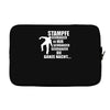 schranz dj ,stampfen, hacke, musik Laptop sleeve