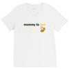 Mom to Bee Baby Girl V-Neck Tee