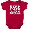 keep earth clean it's not uranus Baby Bodysuit
