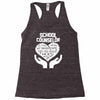 school counselor Racerback Tank