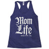 mom lifemom life Racerback Tank