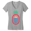 lineapple Women's V-Neck T-Shirt