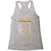 Cancer Facts Zodiac Racerback Tank