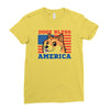 doge bless america Ladies Fitted T-Shirt