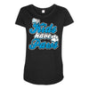 my kids have paws Maternity Scoop Neck T-shirt