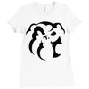 dog face Ladies Fitted T-Shirt