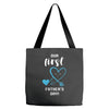 Our First Father's Day! Baby Boy Tote Bags
