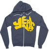 yeah nah Zipper Hoodie
