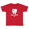 First Tooth Date Toddler T-shirt