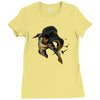 midnight flight Ladies Fitted T-Shirt