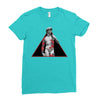 david with rose tattoo Ladies Fitted T-Shirt