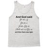 And God Said... Cool Tshirts Tank Top