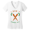 i don't carrot all Women's V-Neck T-Shirt
