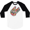 adesivo  hand shocker stickers bomb decal usdm jdm 3/4 Sleeve Shirt