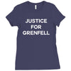 Justice For Grenfell Ladies Fitted T-Shirt