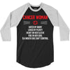 Cancer Woman 3/4 Sleeve Shirt