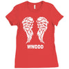 the walking dead what would daryl dixon do Ladies Fitted T-Shirt