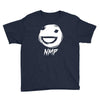white nmp Youth Tee