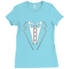classic black tuxedo t shirt Ladies Fitted T-Shirt