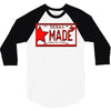 texas made lone star license plate 3/4 Sleeve Shirt
