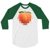 peach t 3/4 Sleeve Shirt