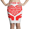 autism mom my heart Pencil Skirts