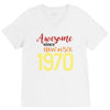 awesome since november 1970 V-Neck Tee