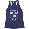 original parts vintage established 1996 perfectly aged Racerback Tank