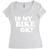 is my bike ok Women's Triblend Scoop T-shirt