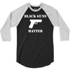 black guns matter glock 3/4 Sleeve Shirt