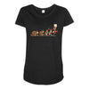 retro evolution Maternity Scoop Neck T-shirt