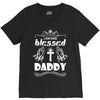 I Am One Blessed Daddy V-Neck Tee