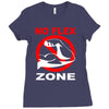 no flex zone arm gym workout Ladies Fitted T-Shirt