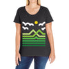 mountain Ladies Curvy T-Shirt