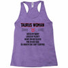 Taurus Woman Racerback Tank