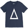 prism a triangle design graphic baseball jersey V-Neck Tee