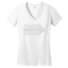 i'm with stupid Women's V-Neck T-Shirt