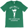 hillbilly hog wrestling champ  funny  comic wrestling redneck T-Shirt