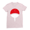 uchiha clan symbol Ladies Fitted T-Shirt
