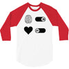 How To Live A Happy Life 3/4 Sleeve Shirt