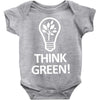 think green Baby Onesie