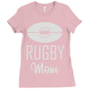 rugby mom Ladies Fitted T-Shirt
