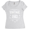 original parts vintage established 1982 perfectly aged Women's Triblend Scoop T-shirt