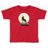 howl at the moon Toddler T-shirt