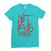 let love rule Ladies Fitted T-Shirt