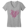 valentines day hearts Women's V-Neck T-Shirt