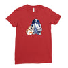 droid hug Ladies Fitted T-Shirt